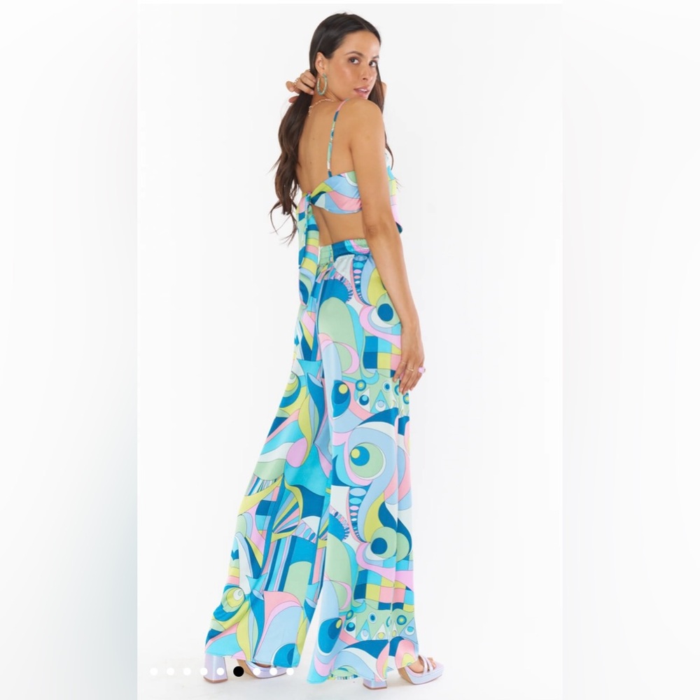 Mumu Irwin Pants Go Go Luxe Satin